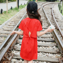 將圖片載入圖庫檢視器 包邮童装2020夏季新款女童连衣裙 中大童数码印T恤裙连衣裙批发
