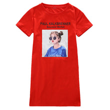 將圖片載入圖庫檢視器 包邮童装2020夏季新款女童连衣裙 中大童数码印T恤裙连衣裙批发
