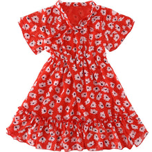 將圖片載入圖庫檢視器 女童连衣裙夏装2020新款大儿童夏季洋气公主裙小女孩网红雪纺裙子
