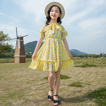 將圖片載入圖庫檢視器 女童连衣裙夏装2020新款大儿童夏季洋气公主裙小女孩网红雪纺裙子
