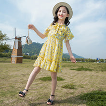 將圖片載入圖庫檢視器 女童连衣裙夏装2020新款大儿童夏季洋气公主裙小女孩网红雪纺裙子
